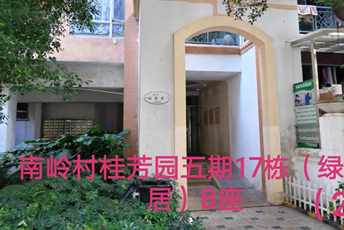 深圳市龙岗区布吉镇南岭村桂芳园五期17栋（绿茵居）B座复式1402号房产成交价：465.7万，市场价：660万